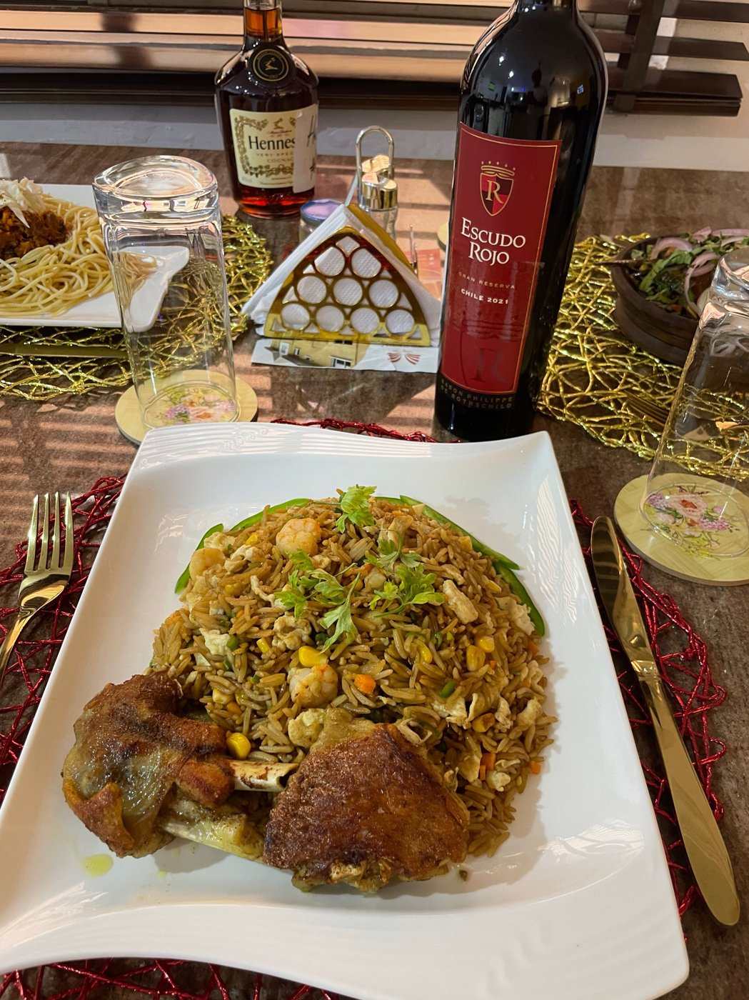 Freshly prepared dish served at the Trendy Inn restaurant